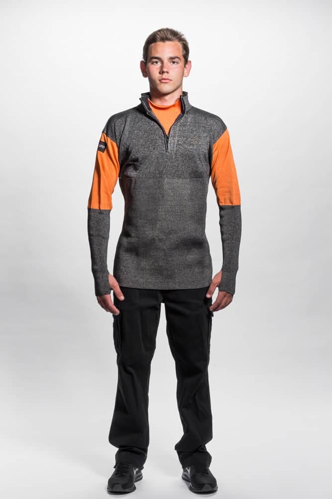 Keel Interlock Pullover with 10″ Zipper w/Mesh Back