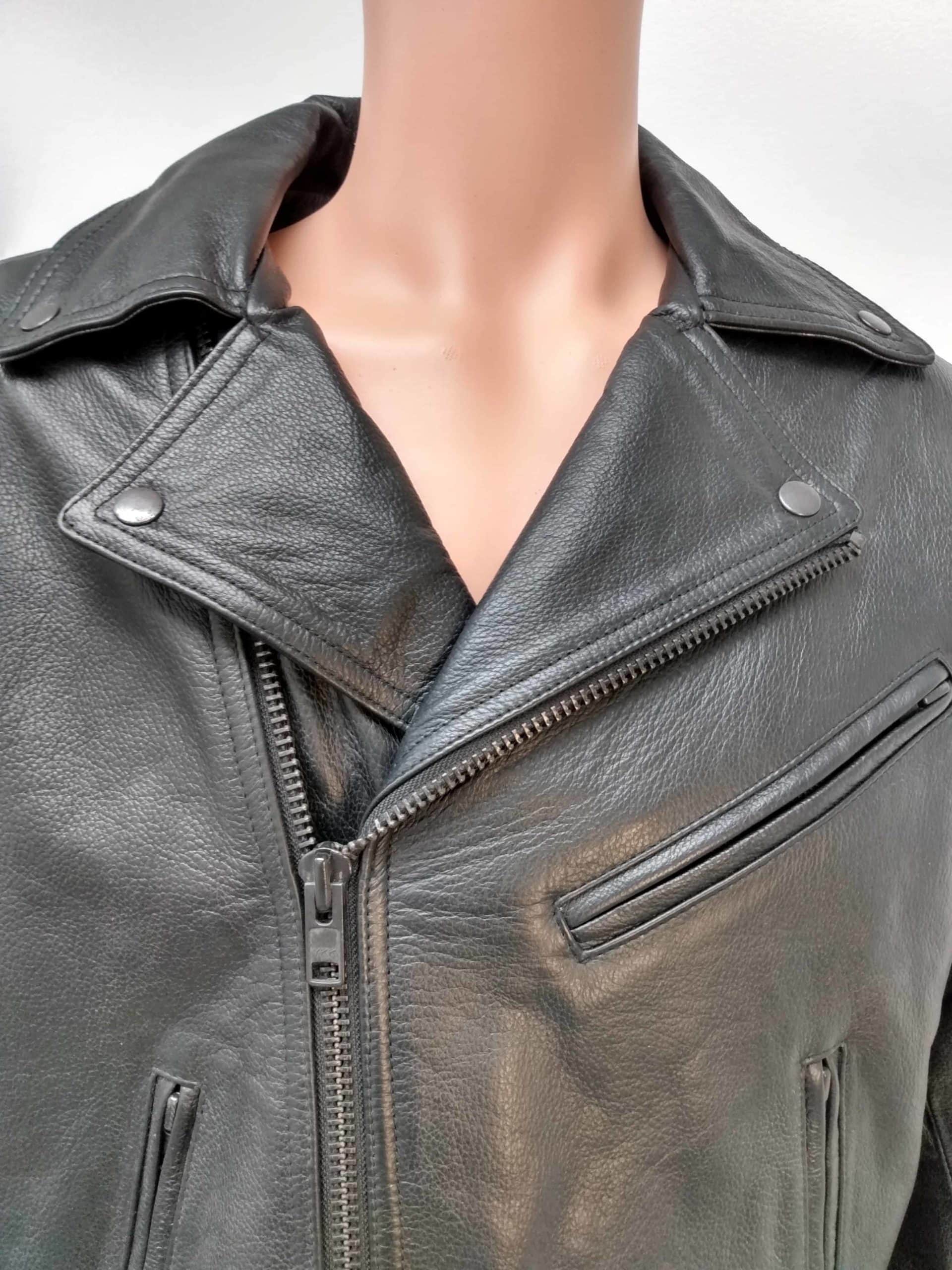 Leather Motorcycle Jacket thumbnail 3