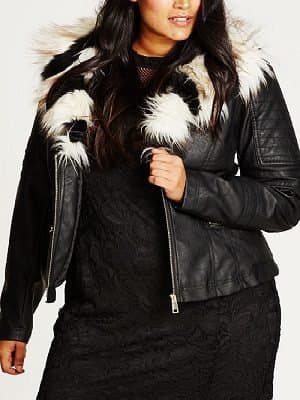 Black Women Classic Stylish Leather Jacket