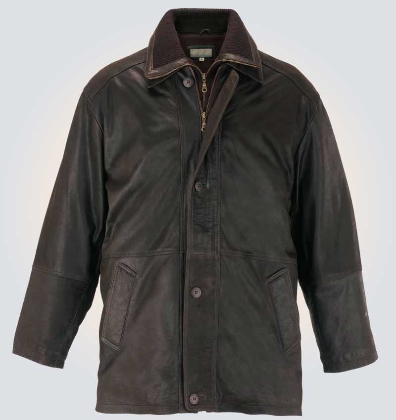 Tom Bomber Brown Classical Leather Coat
