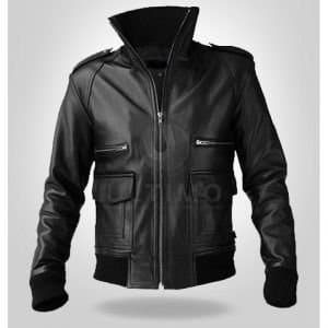 Dexter Stylish Black Leather Jacket