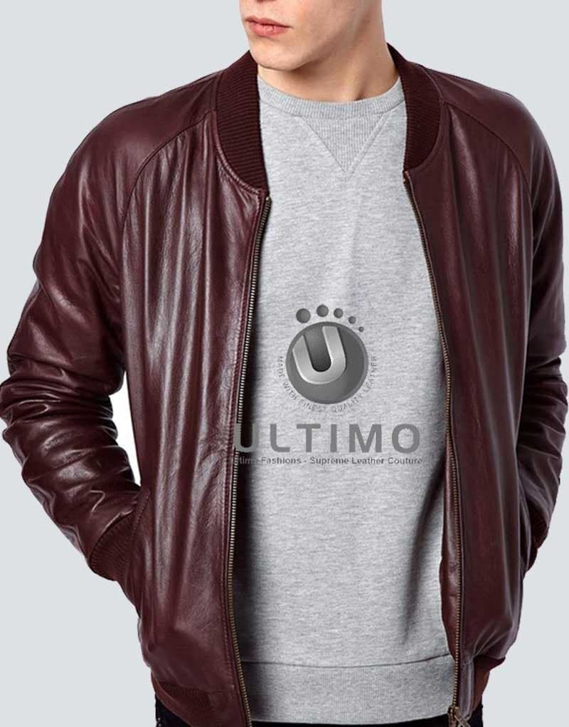 Regular Fit Style Brown Leather Jacket
