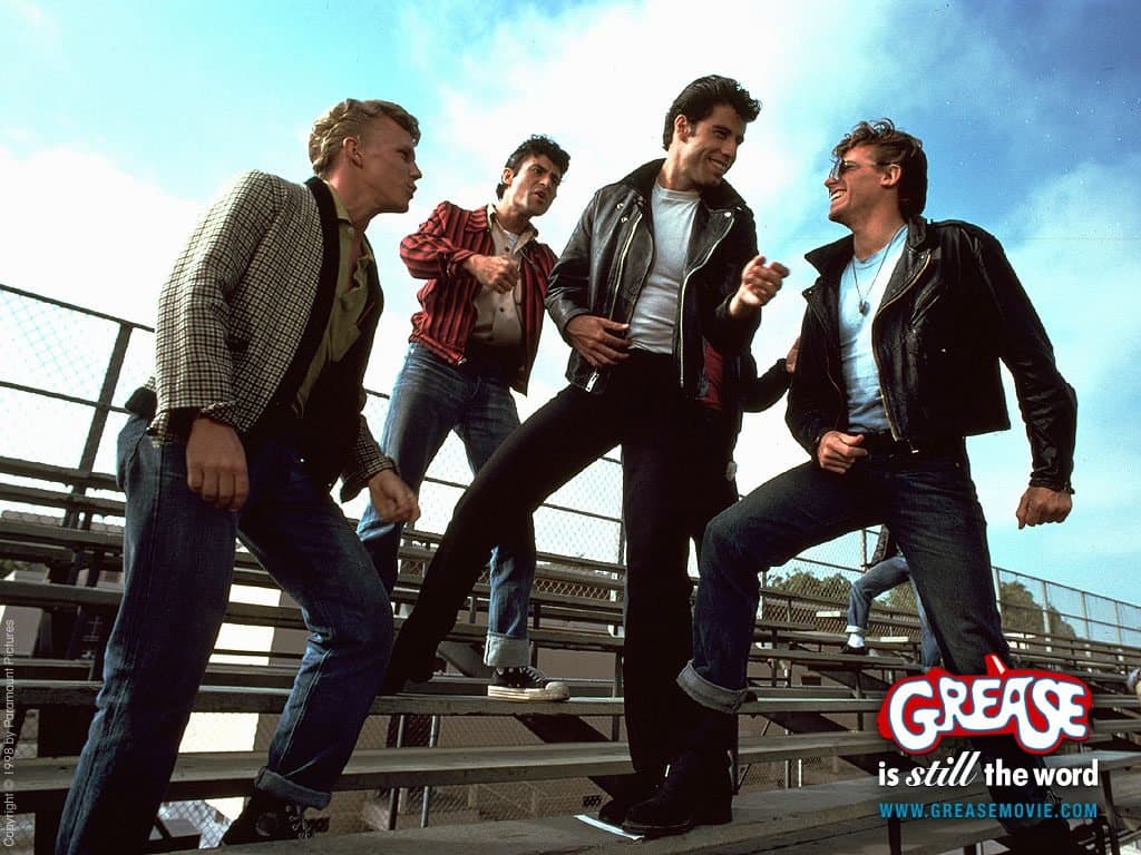 Grease John Travolta T BIRD Black Leather Jacket thumbnail 3