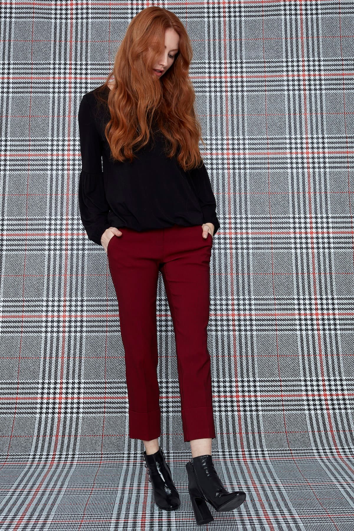 DOBBS SLIM CROPPED PANT