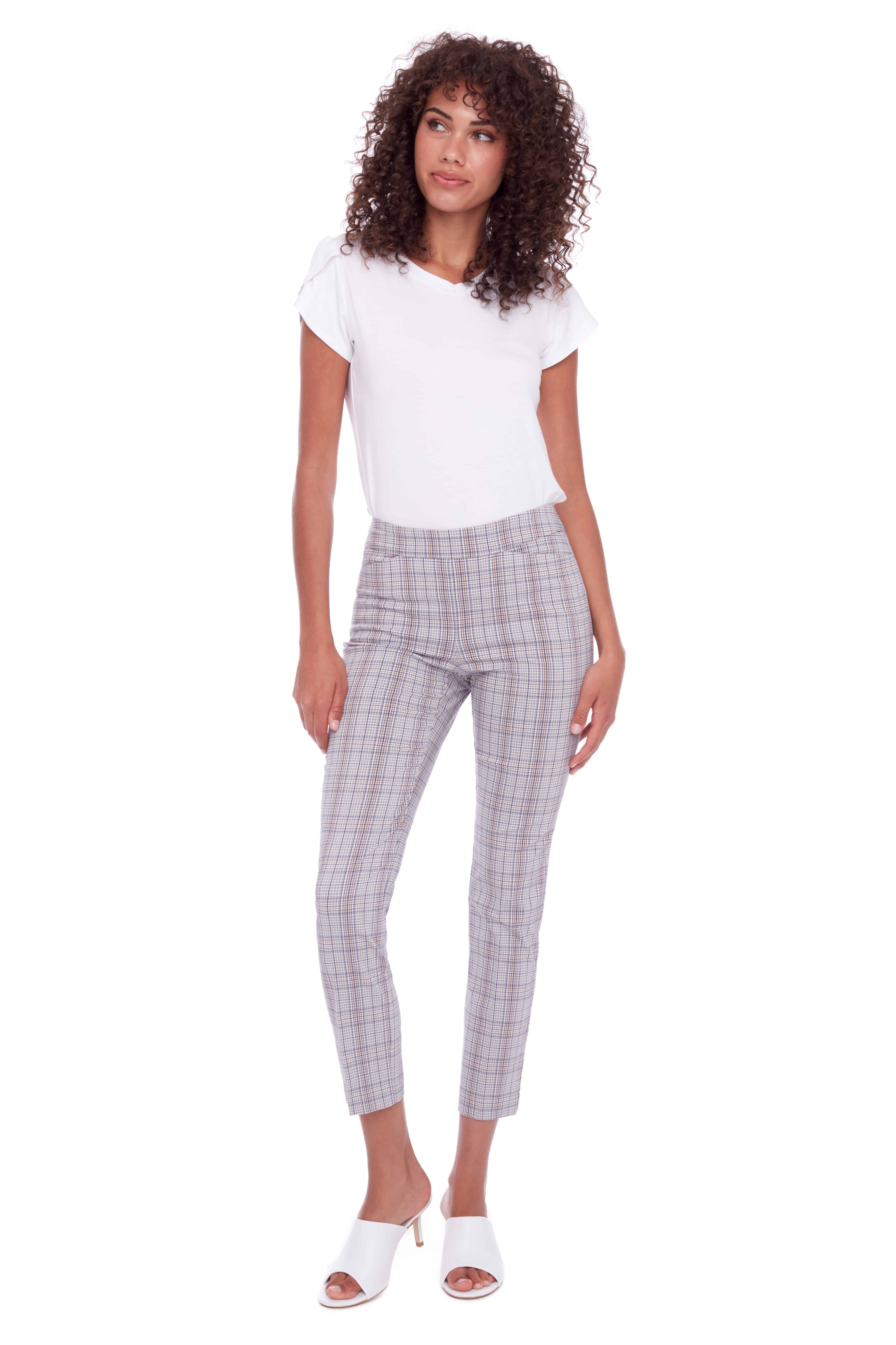 ICELAND PLAID TECHNO ANKLE PANT