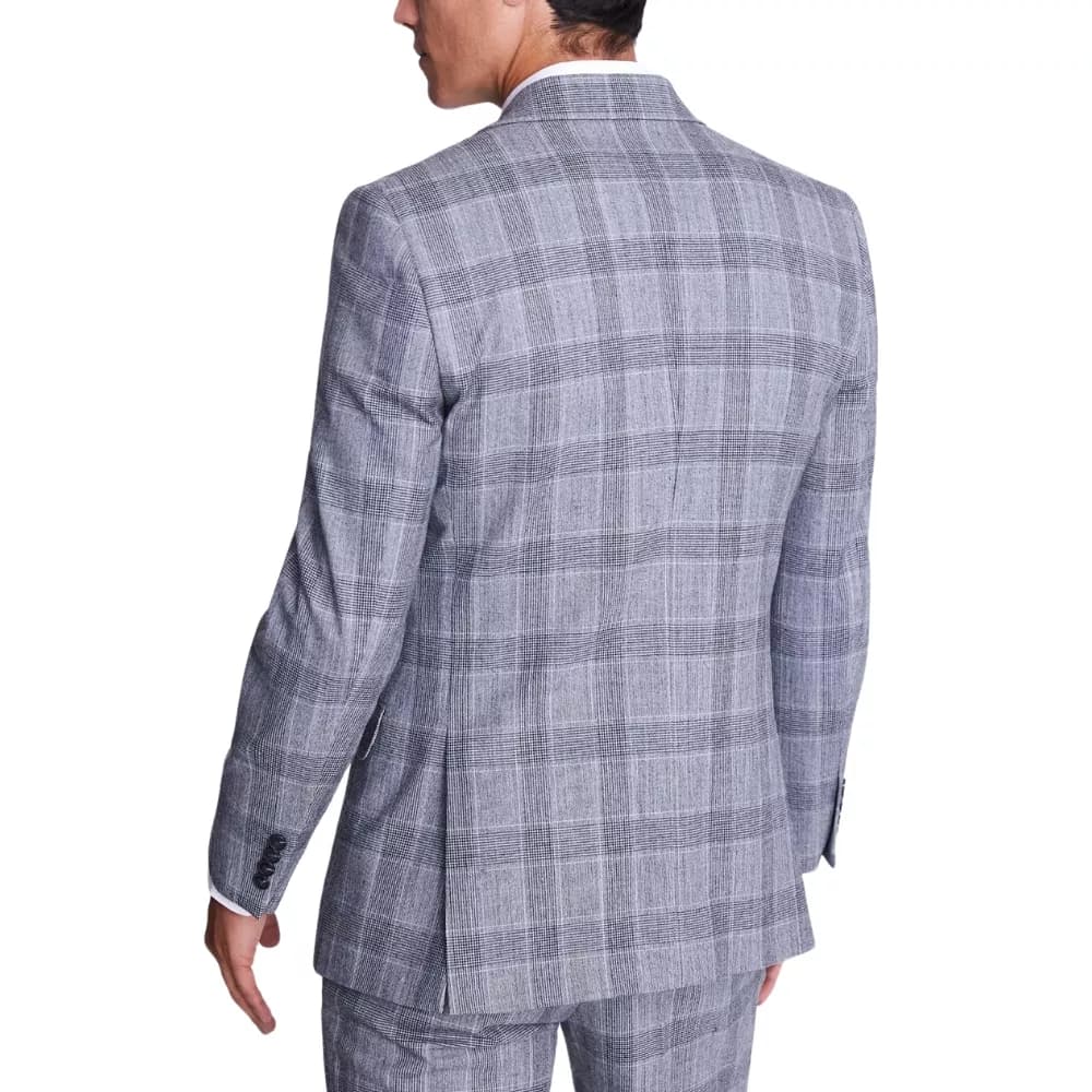 Mens 1920s Vintage Blue slim suits for men thumbnail 2