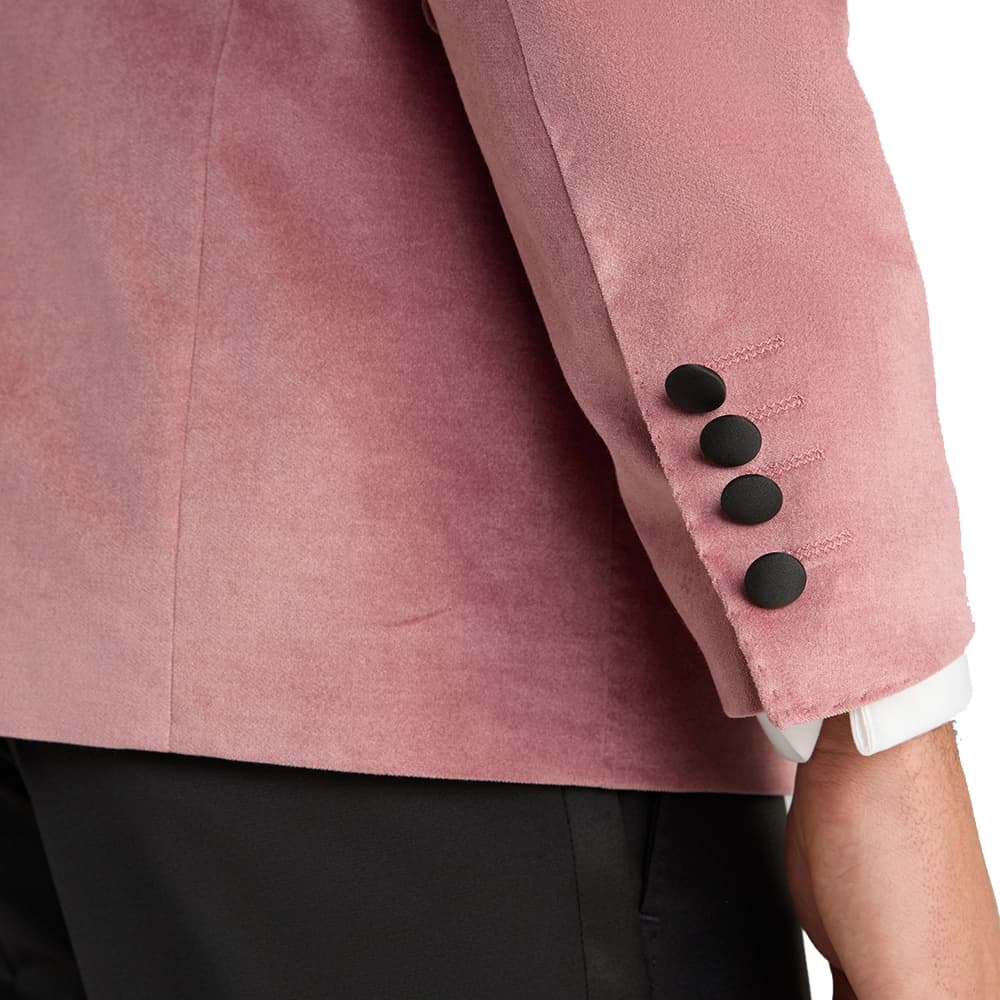 Mens Pink Suit 2 Piece Shawl Lapel Tuxedo thumbnail 4