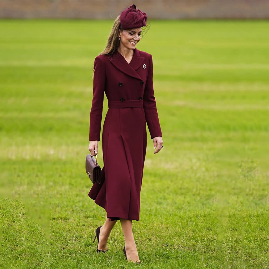 Kate Middleton US State Visit Red Coat
