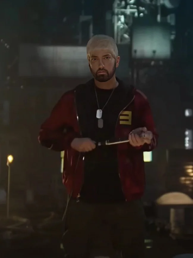 Eminem Houdini Red hooded Jacket
