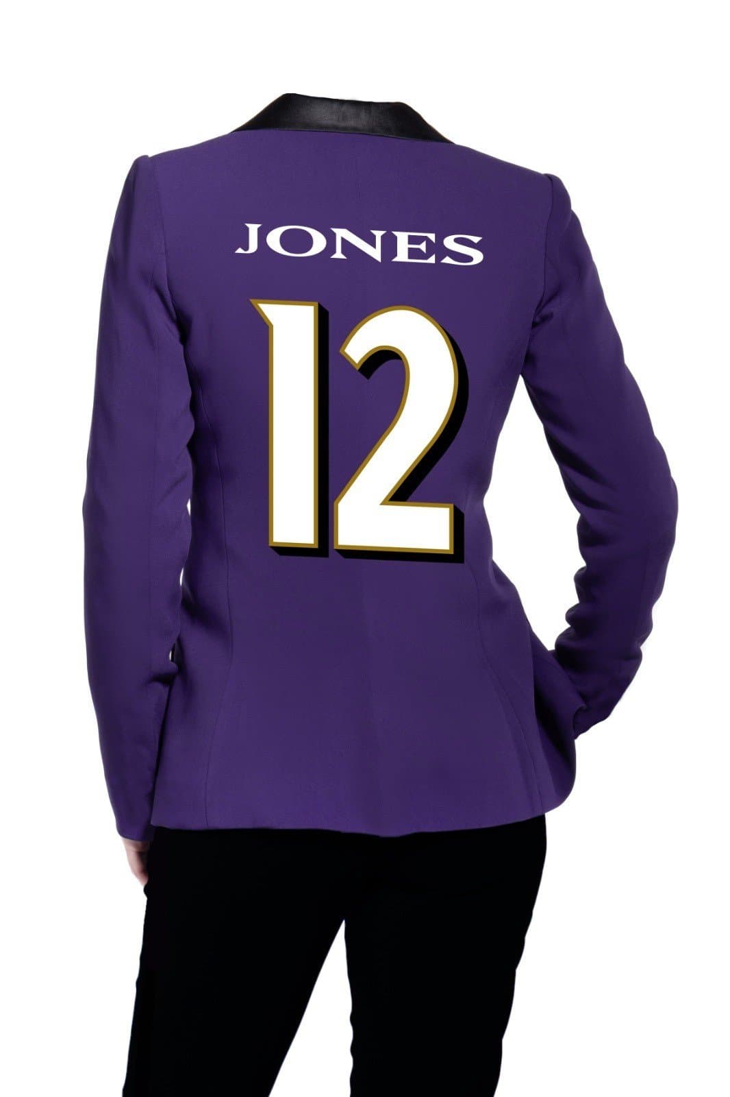 Womens Baltimore Ravens Purple Blazer thumbnail 2