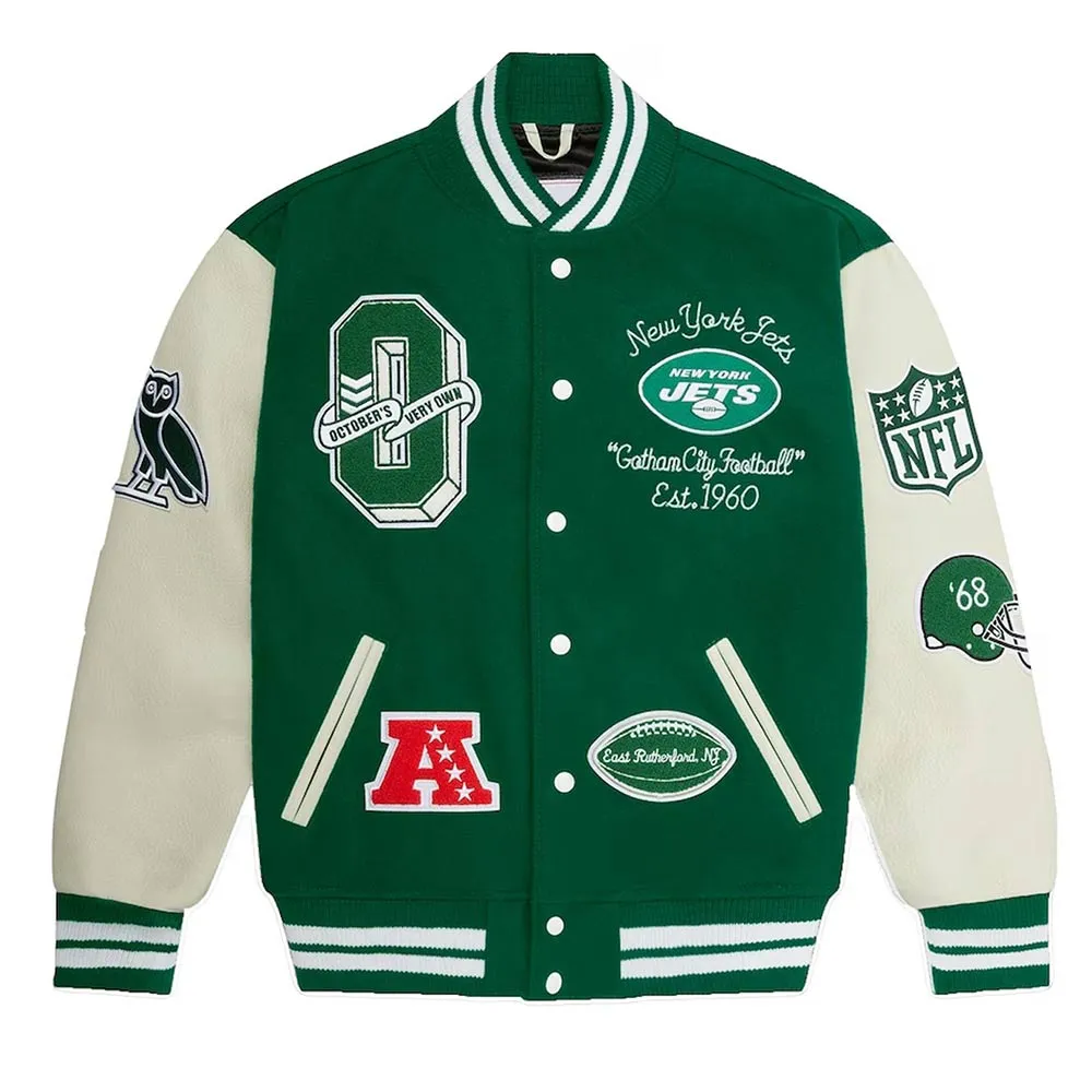 OVO New York Jets Varsity Jacket