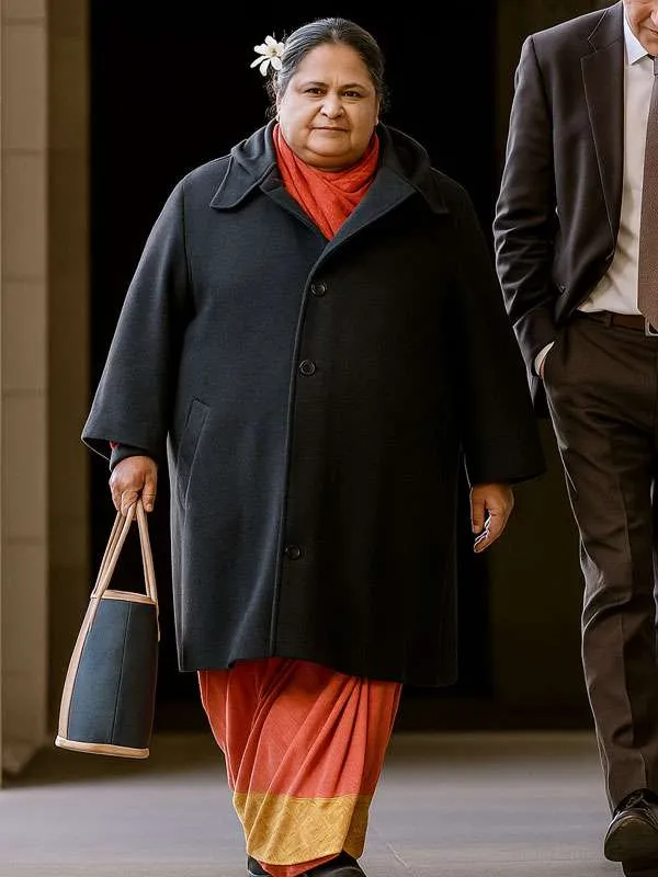 Anapela Polataivao Tina Black Coat