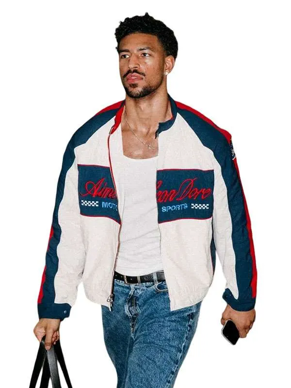 Travis Bennett Multicolor Racer Jacket