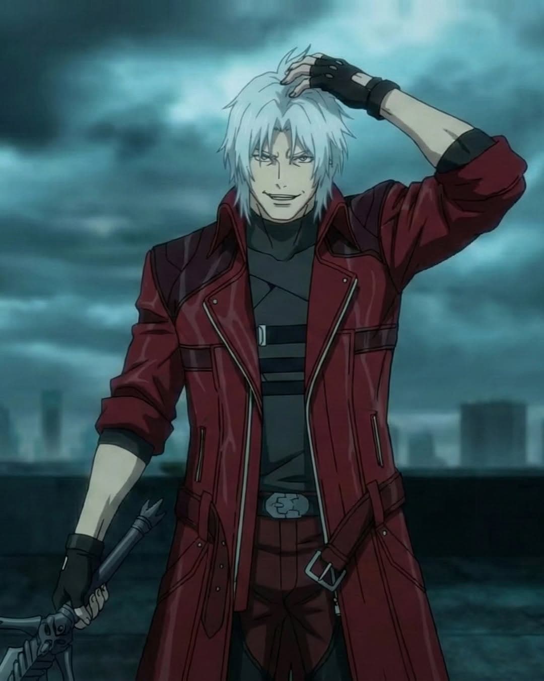 Netflix Devil May Cry S02 Dante Red Leather Trench Coat