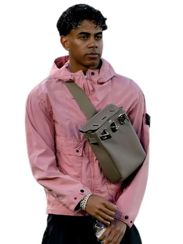 Lamine Yamal 2026 Hooded Pink Jacket thumbnail 3