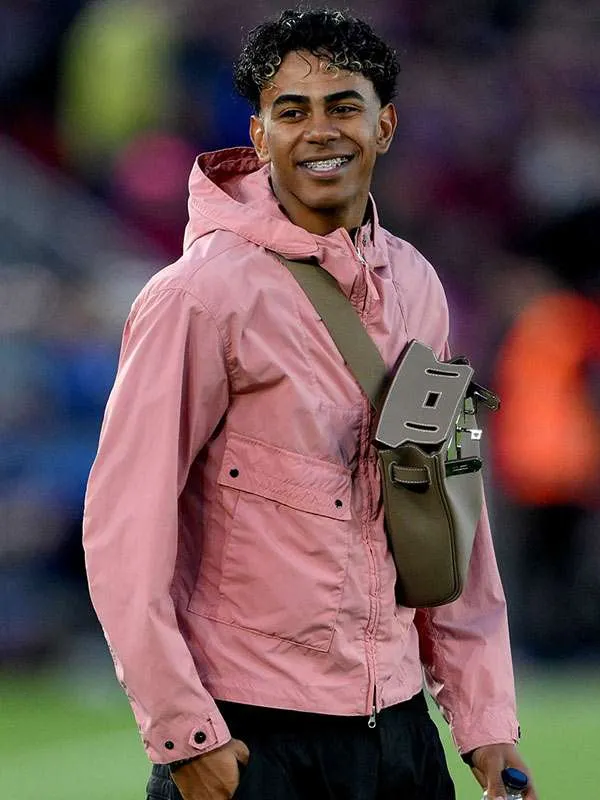 Lamine Yamal 2026 Hooded Pink Jacket