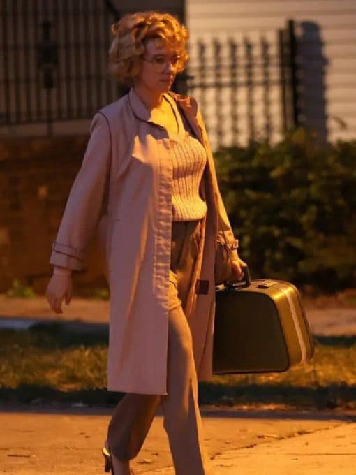 Paper Tiger Scarlett Johansson Beige Cotton Coat thumbnail 2