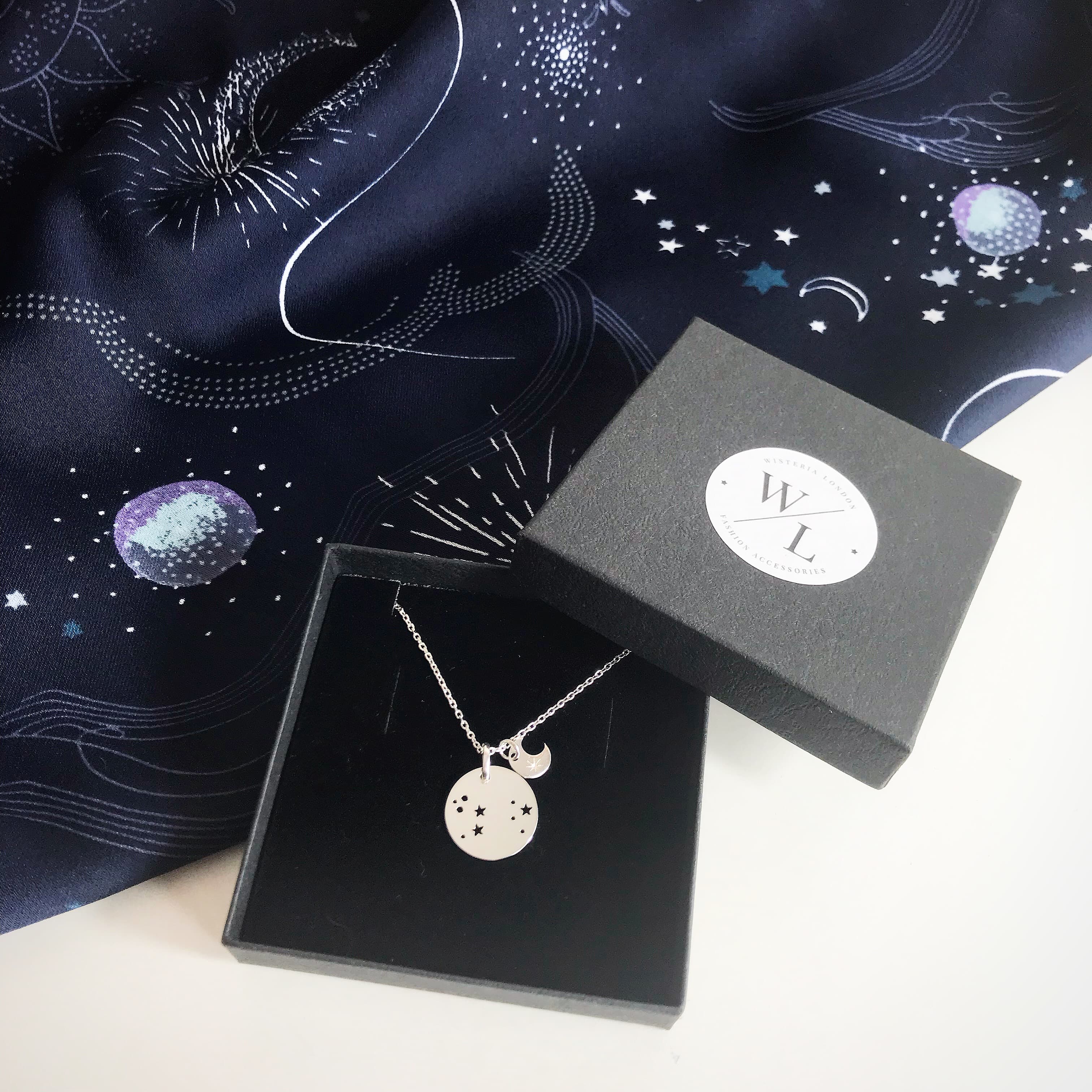 Sterling Silver Leo Constellation Necklace thumbnail 2