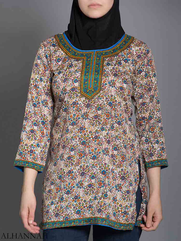 Poppin’ Floral Kurti | st606