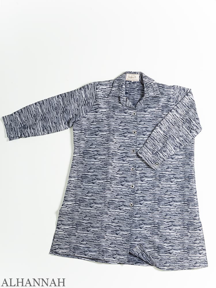 Abstract Ocean Kurta – CL6