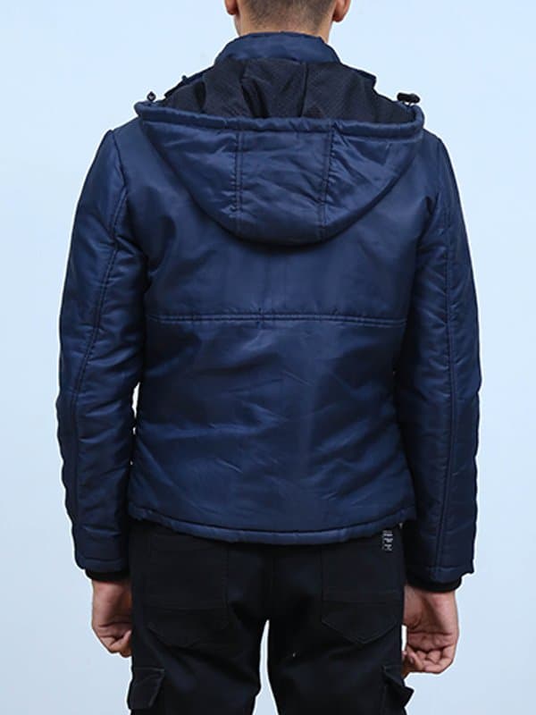 Alps Blue Hooded Windbreaker Jacket thumbnail 2
