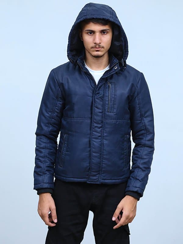 Alps Blue Hooded Windbreaker Jacket thumbnail 3