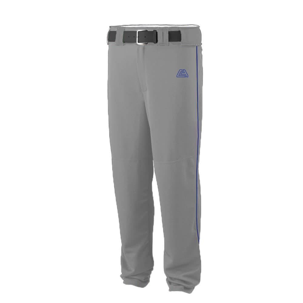 CA Stock Pants – Warm Grey with Royal Piping