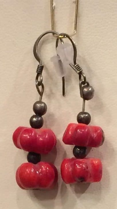 Earrings Apple Coral