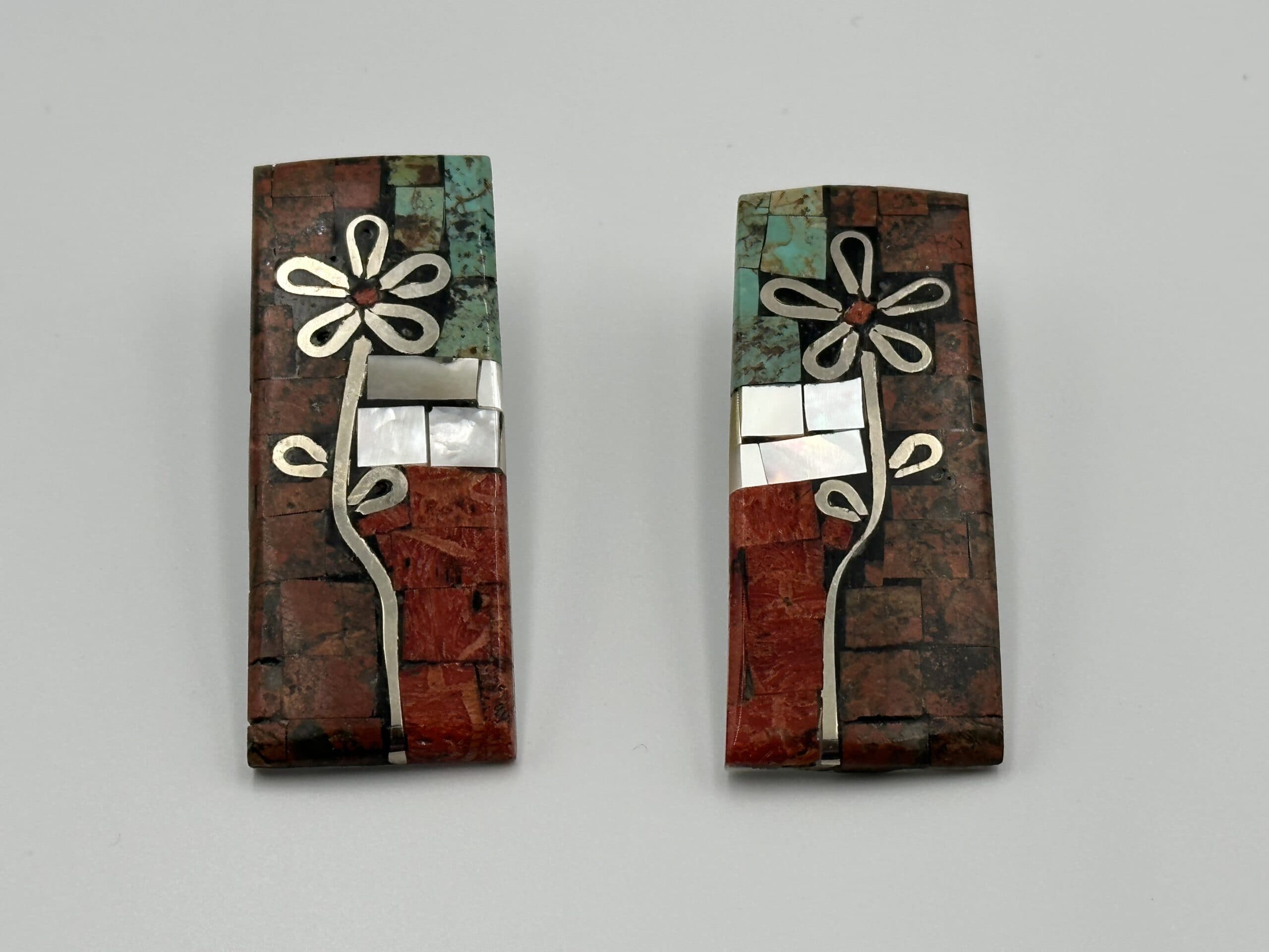 Earring Inlaid Large