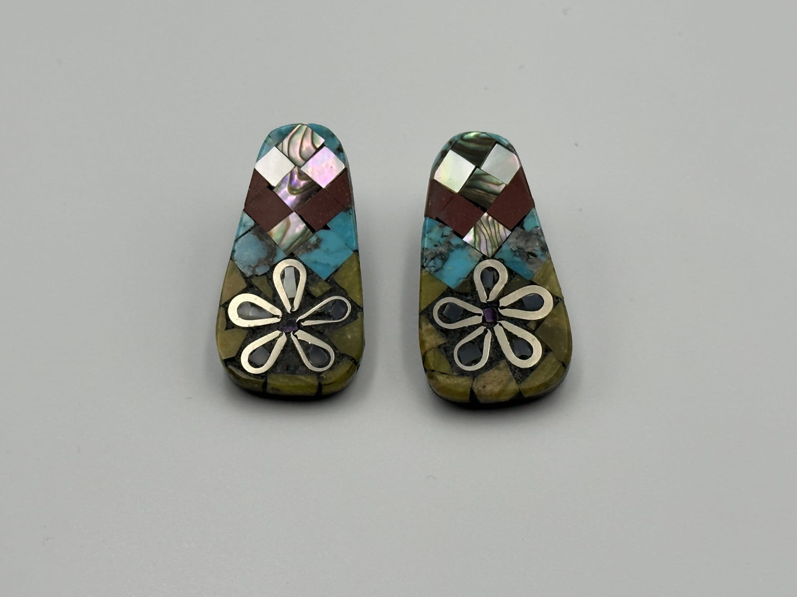 Earrings Inlaid Medium