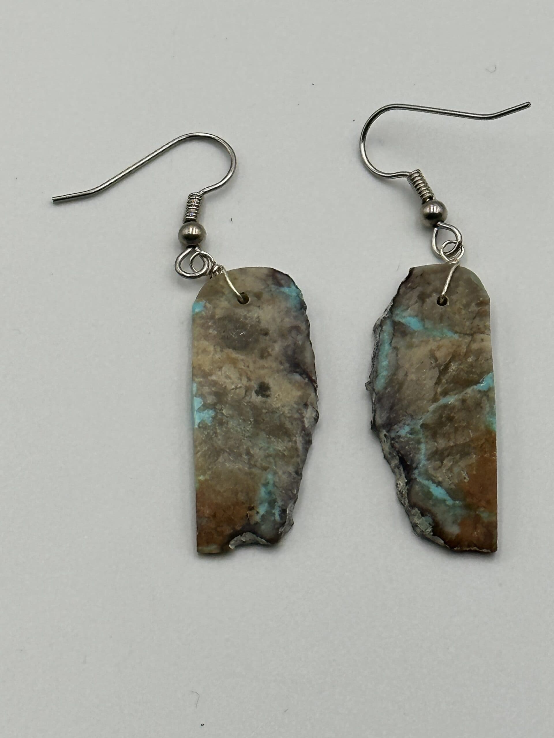 Earrings Boulder Turquoise Small Slabs thumbnail 2