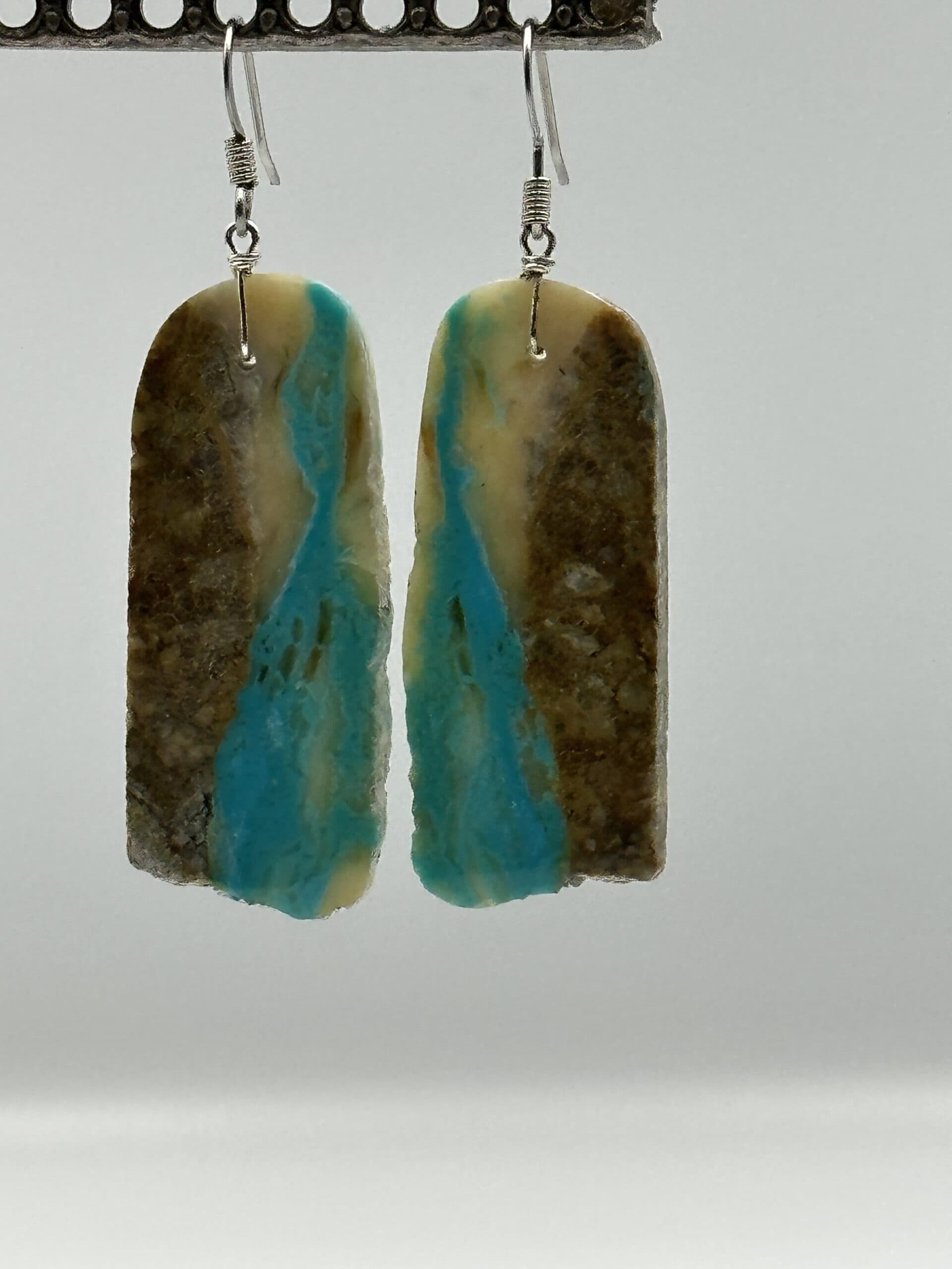 Earrings Royston Turquoise Medium Slabs thumbnail 4