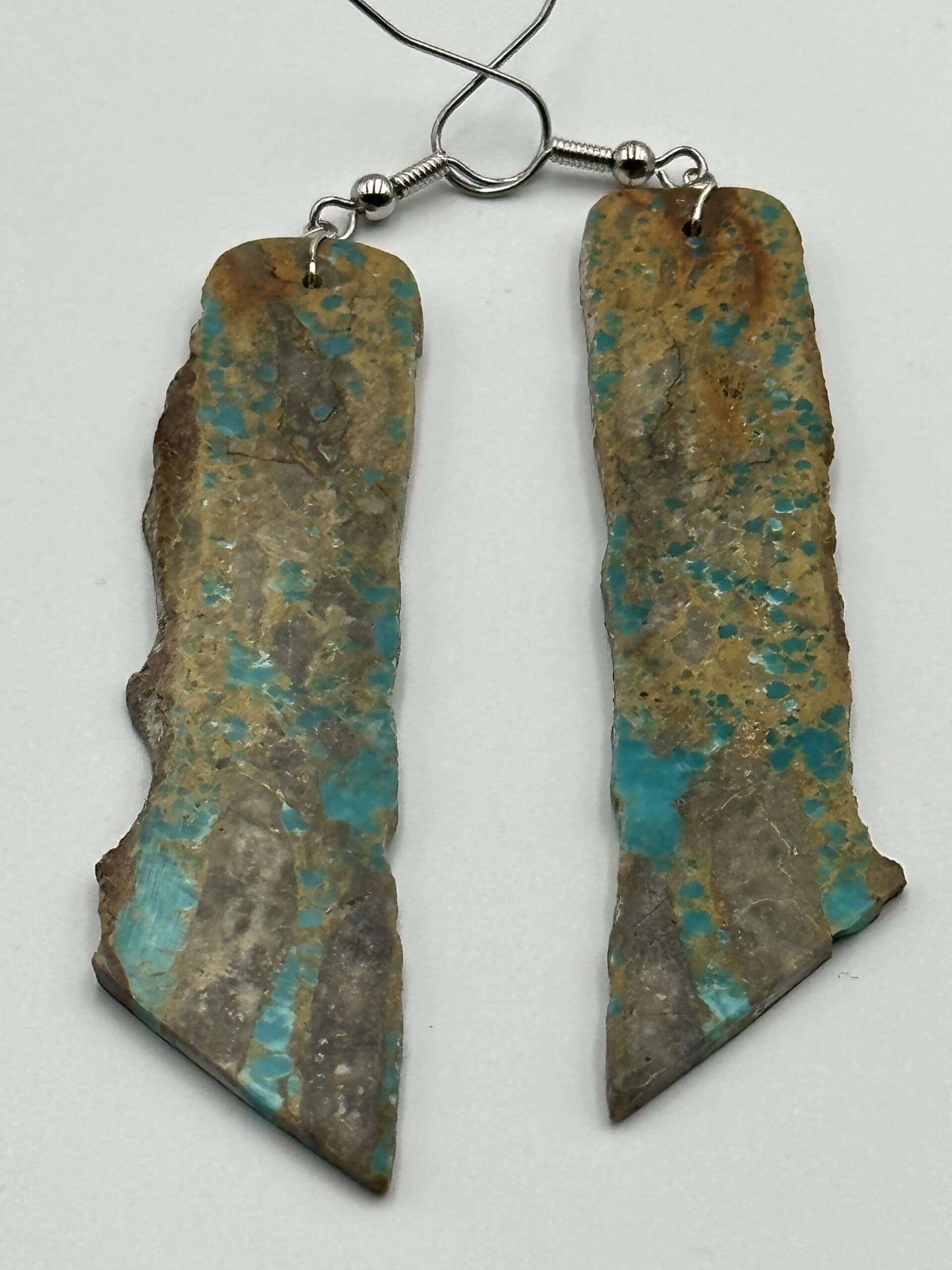 Earrings Boulder Turquoise Large Slab thumbnail 4