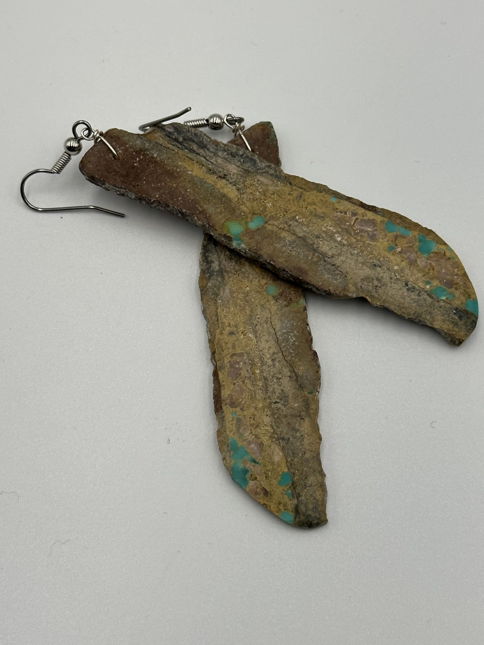 Earrings Boulder Turquoise Large Slabs thumbnail 3