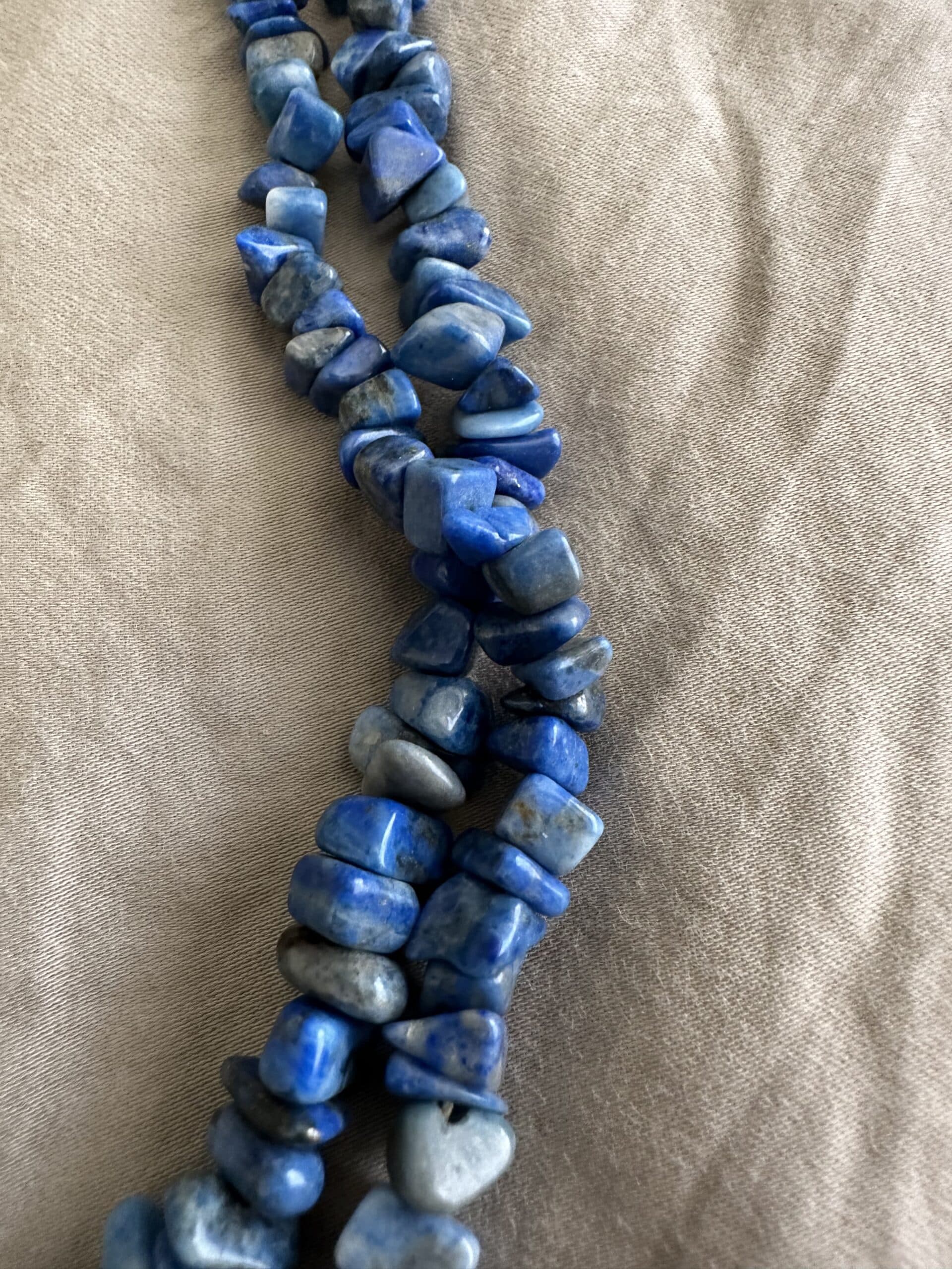 Necklace Two Strand Lapis thumbnail 2
