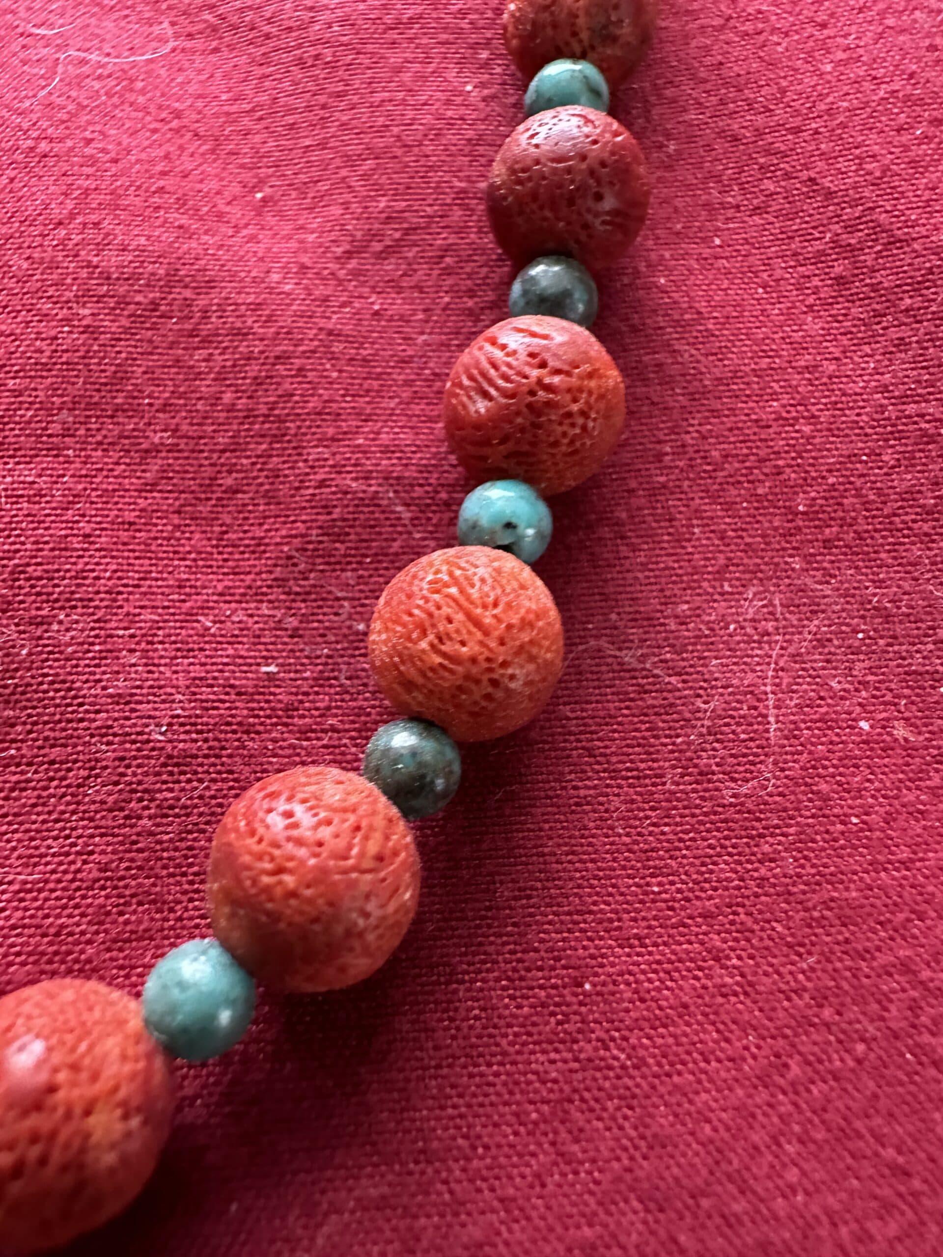Necklace Coral & Turquoise thumbnail 3