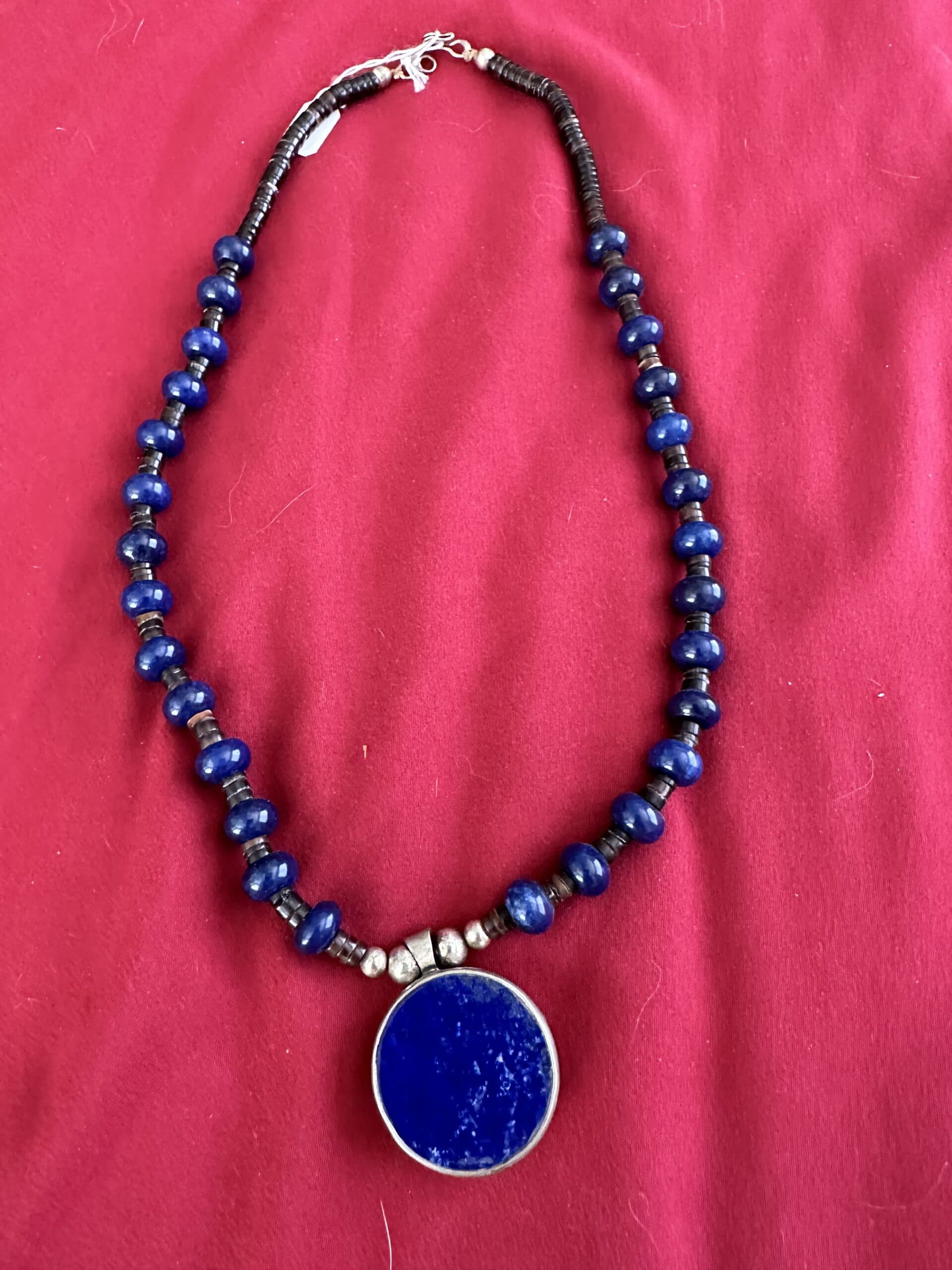 Necklace Lapis With Pendant