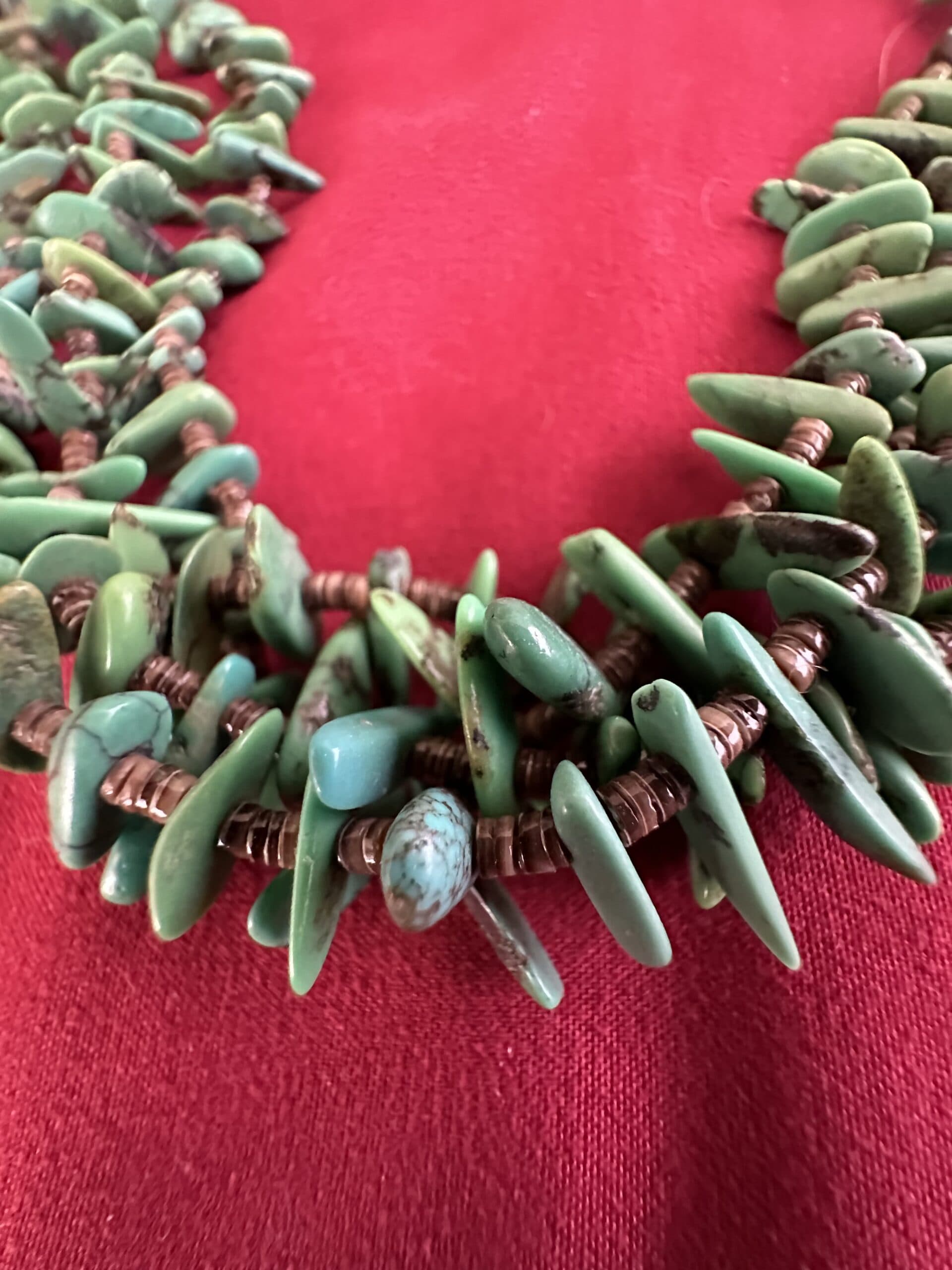Necklace Four Strand Turquoise thumbnail 2