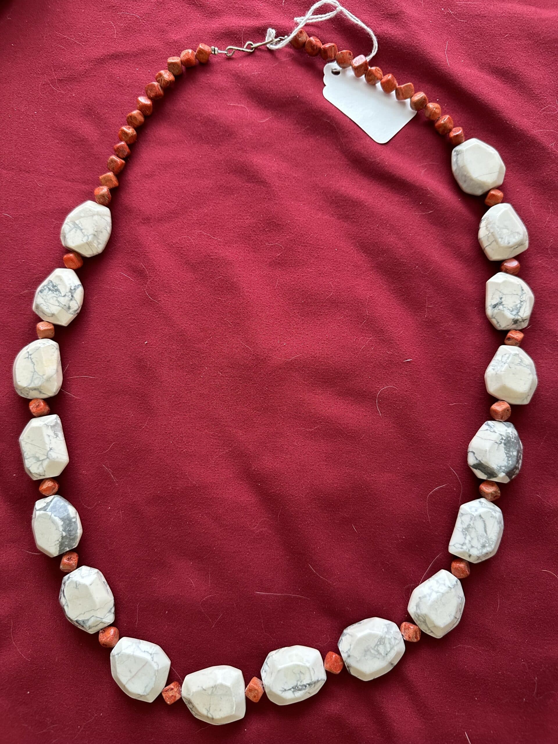 Necklace Buffalo Turquoise & Coral