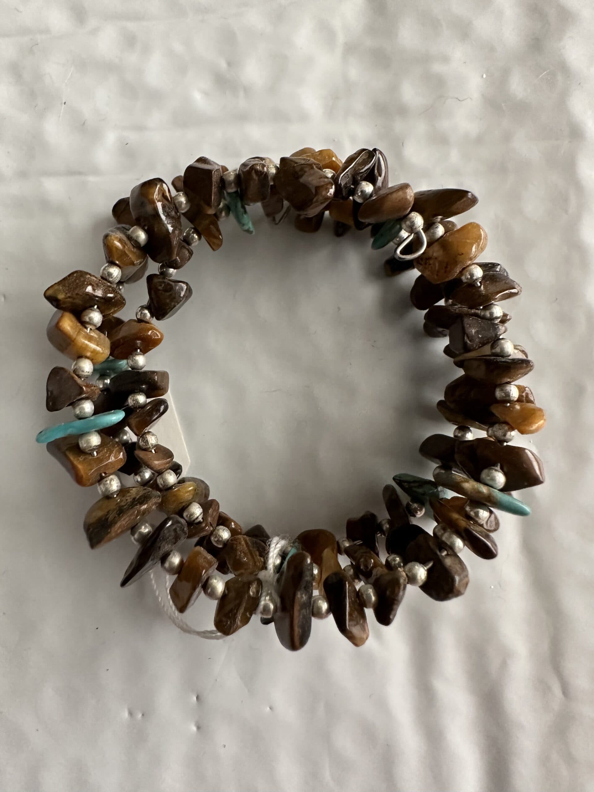 Bracelet Tiger’s Eye Turquoise Wrap