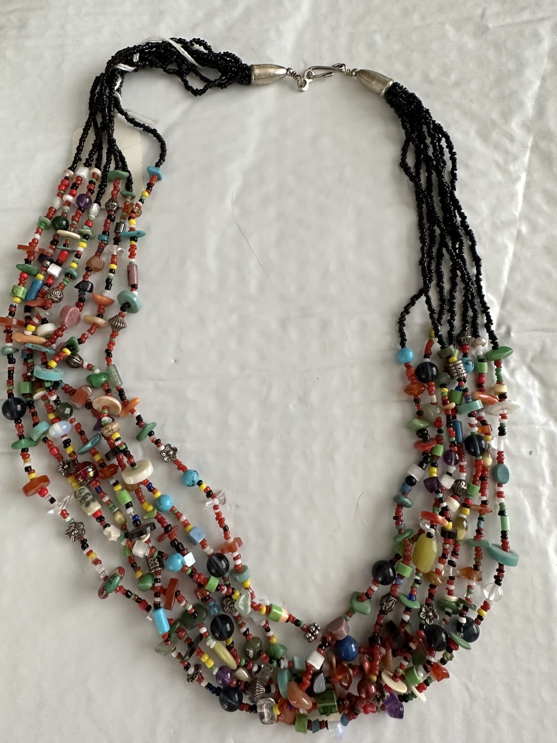 Necklace Seven Strand Treasure Onyx
