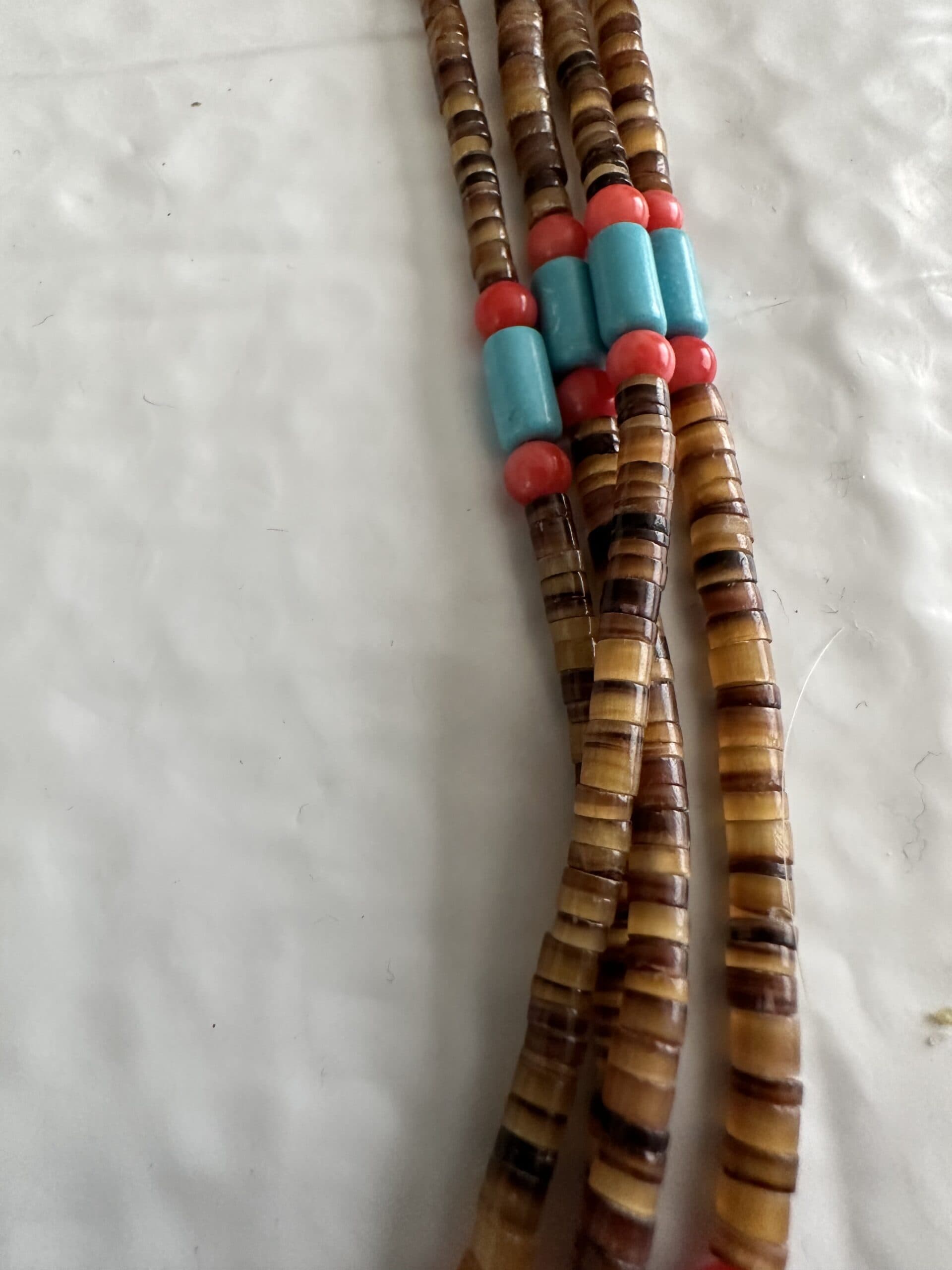 Necklace Pin Shell Turquoise Coral thumbnail 2
