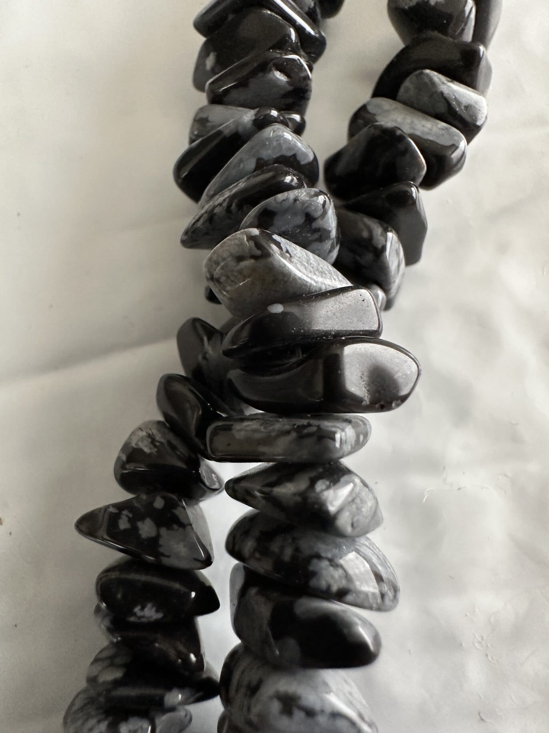 Necklace Snowflake Obsidian Jacla thumbnail 2