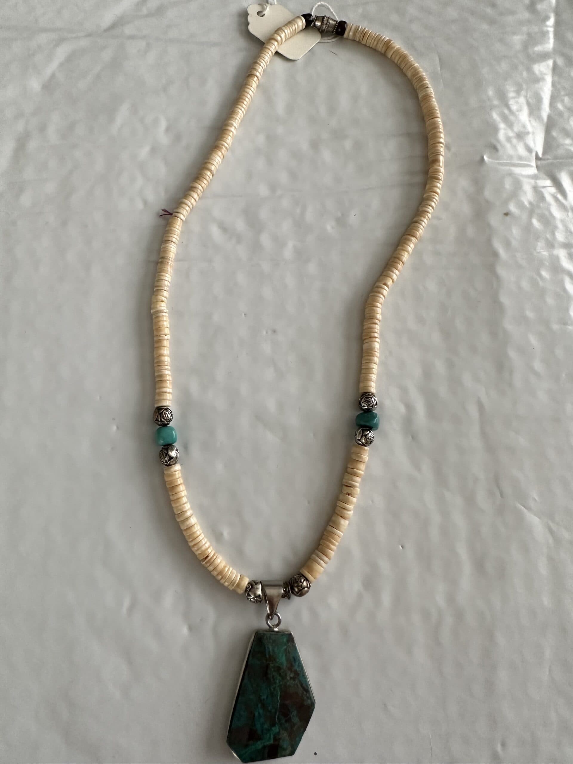 Necklace Melon With Turquoise Pendant