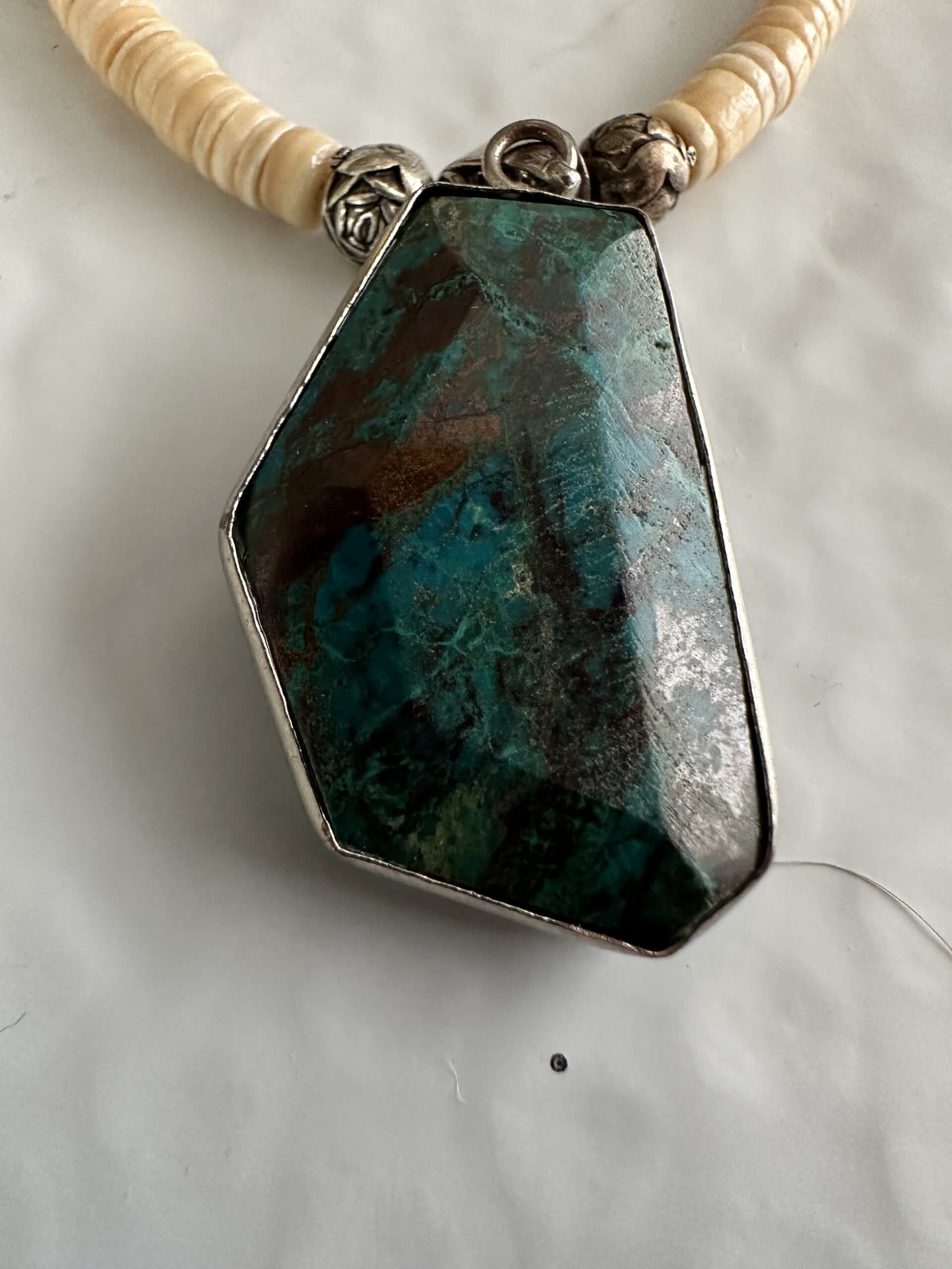 Necklace Melon With Turquoise Pendant thumbnail 3