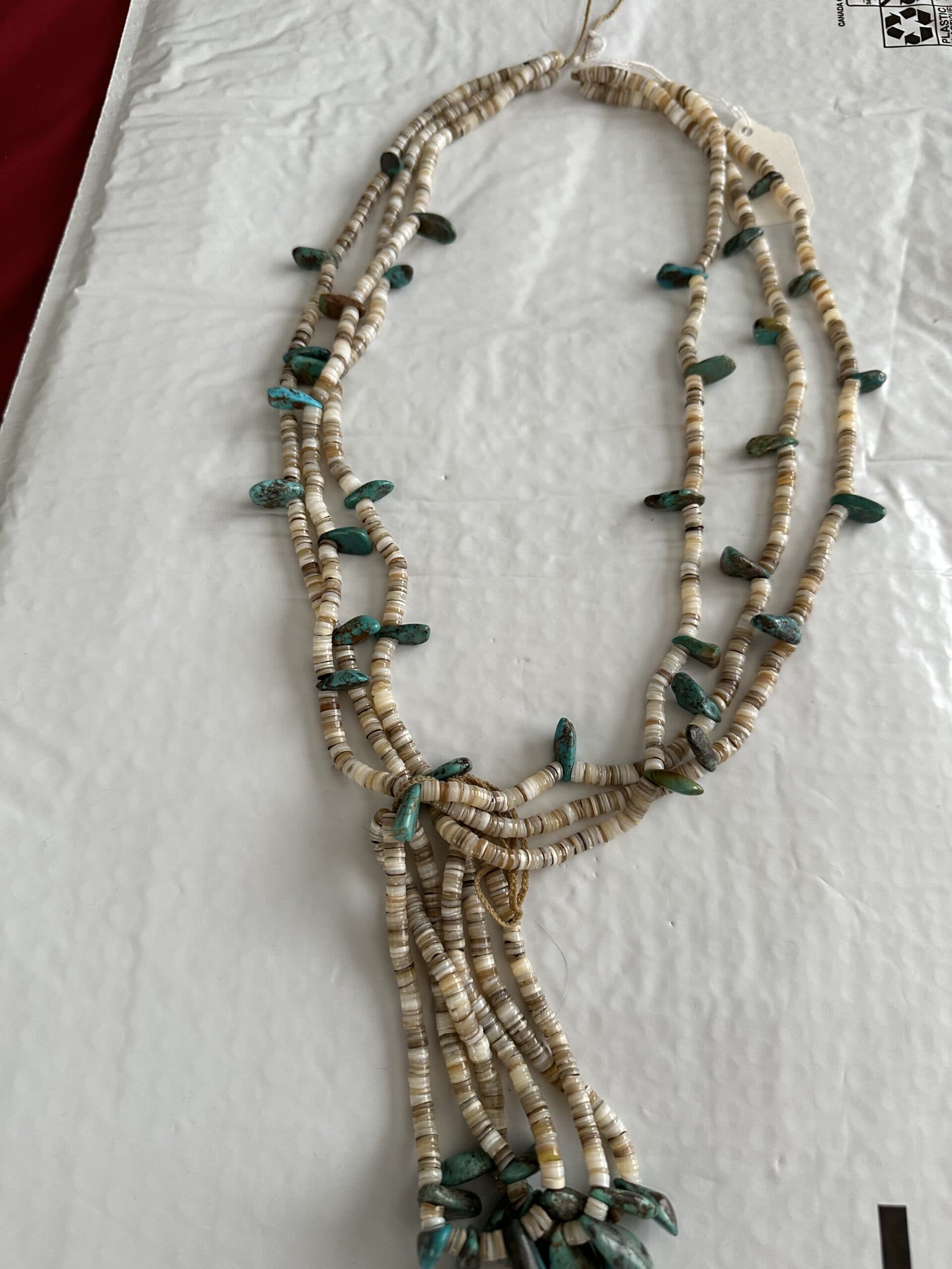 Necklace Pin Shell Turquoise Jacla