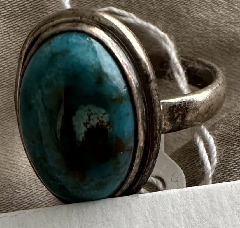 Ring Natural Turquoise Sterling Silver thumbnail 2