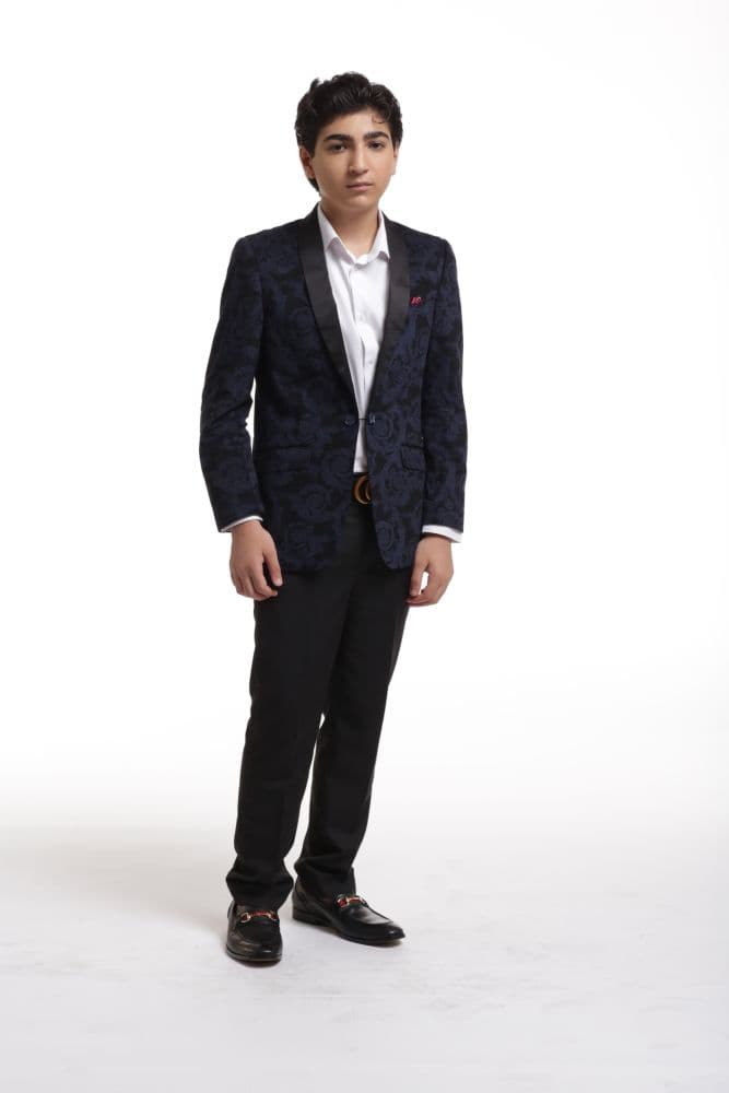 Elie Balleh Boys Floral Blazer Sports Coat Jacket thumbnail 4