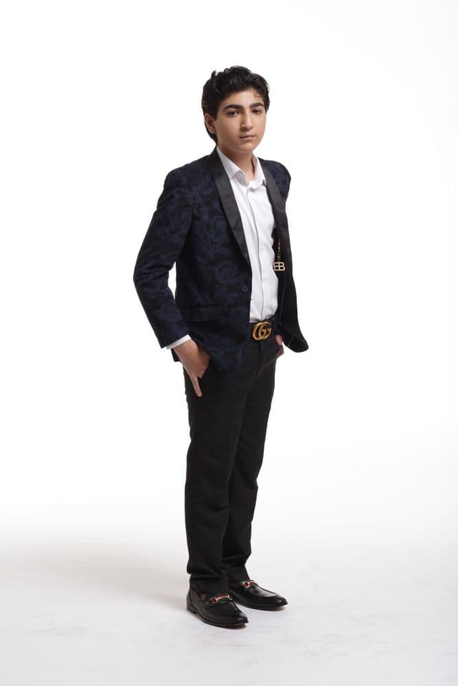 Elie Balleh Boys Floral Blazer Sports Coat Jacket thumbnail 3