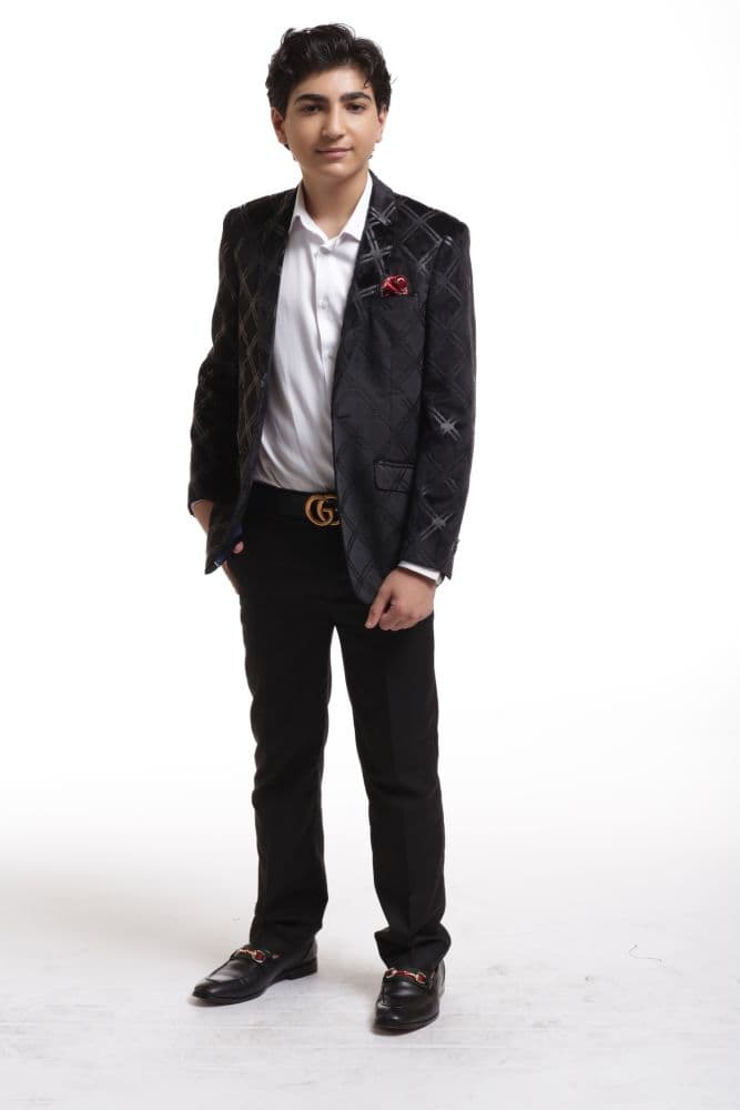 Boys Plaid Blazers Sports Coat Jacket by Elie Balleh